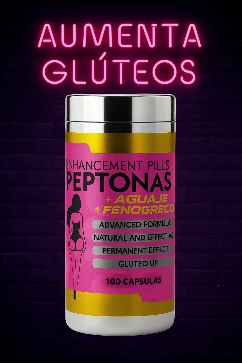 PEPTONAS GLUTEOS + AGUAJE + FENOGRECO  2