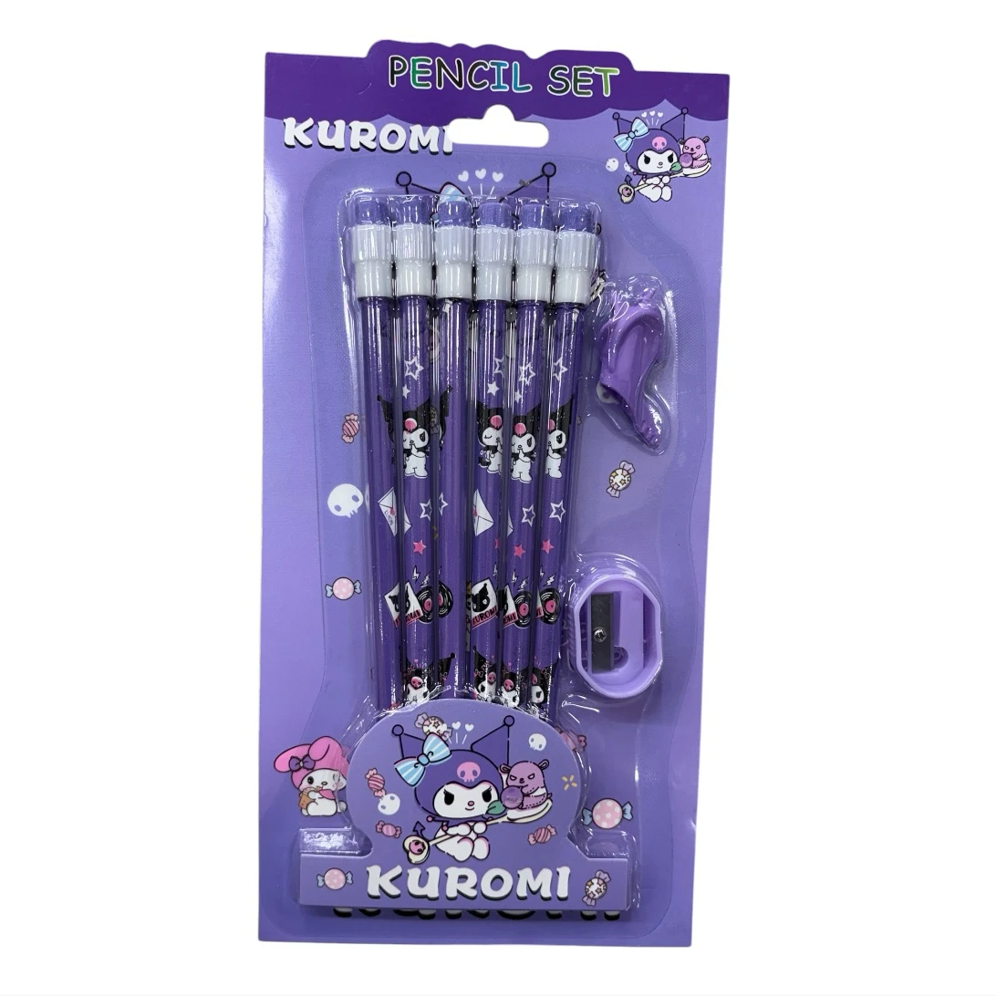 Kit de 6 lapices con sacapuntas  5