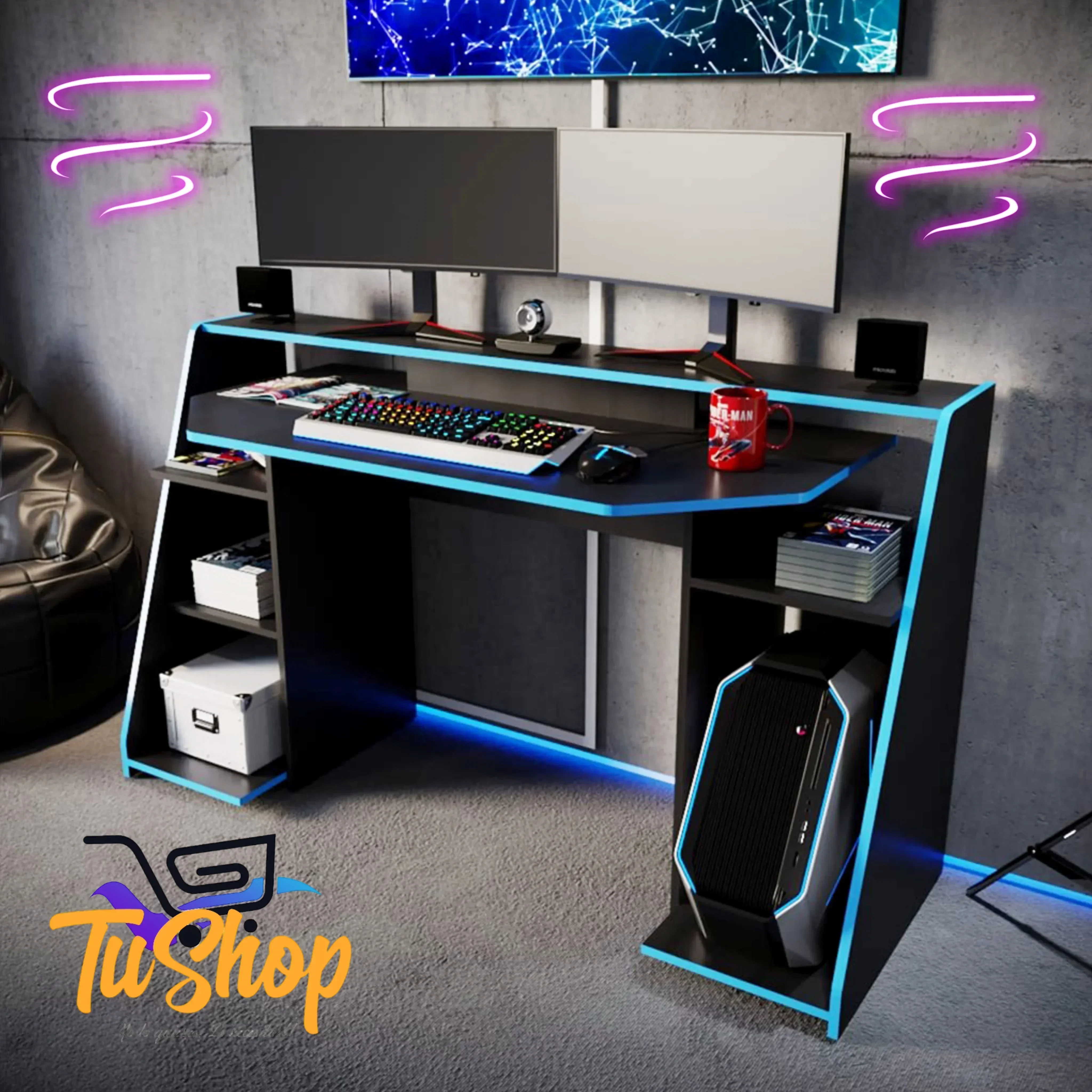 Escritorio Gamer MaxII 5