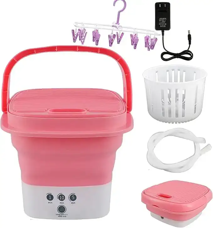 Mini lavadora plegable 