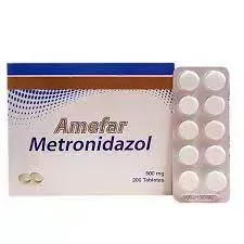 AMEFAR 500 MG CJA X 200 TAB METRONIDAZOL TRIDEX
