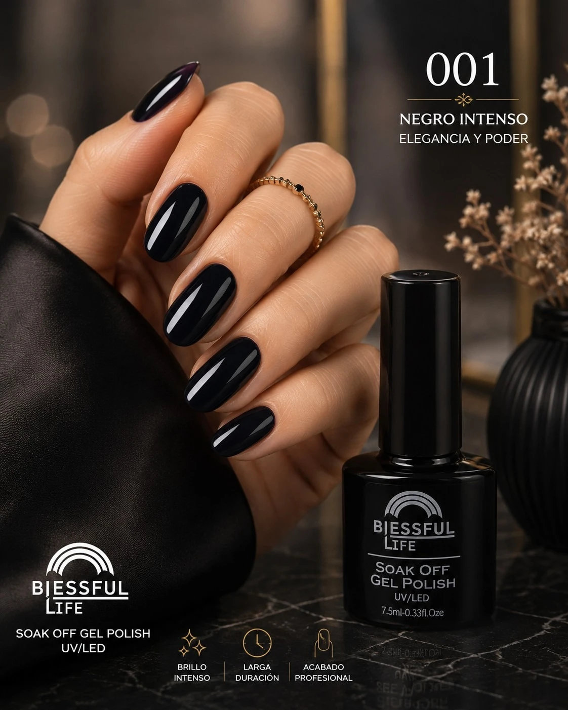 biessful life esmalte semi permanente tono 001