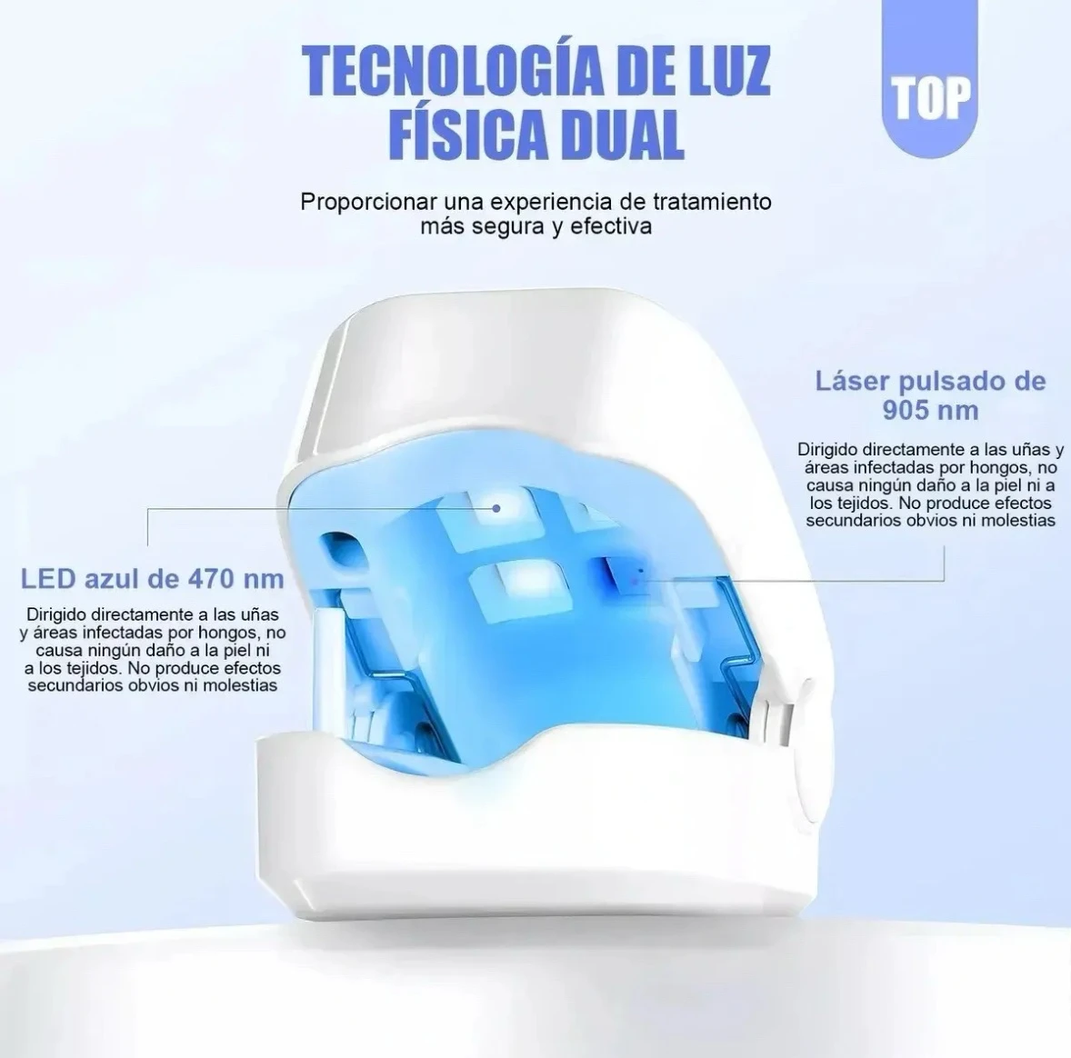 Dispositivo laser para el tratamiento de uñas 9
