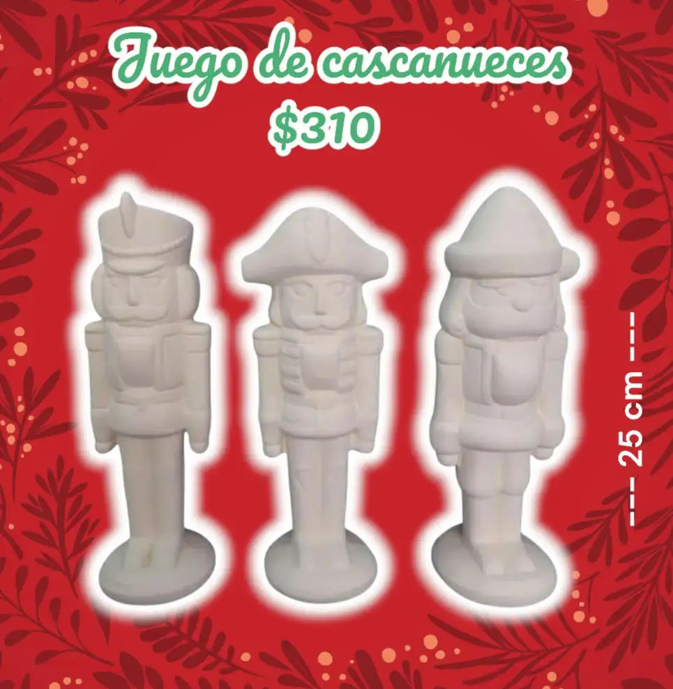Juego 3 cascanueces 