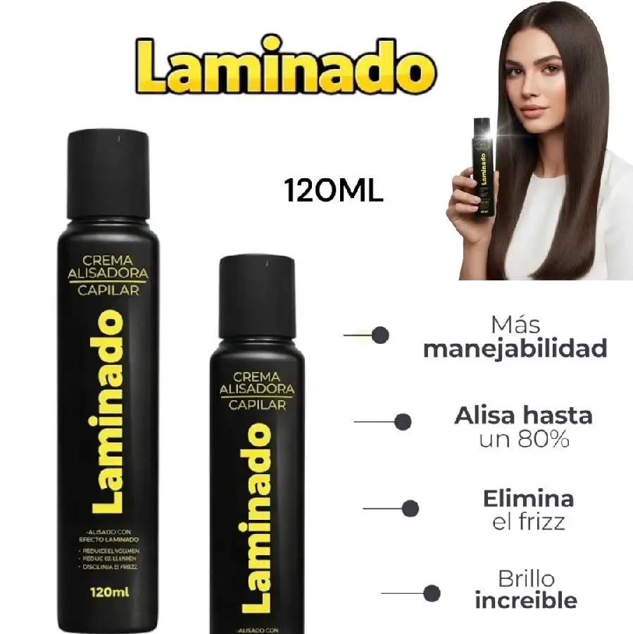 Crema alisadora capilar 120ml laminado