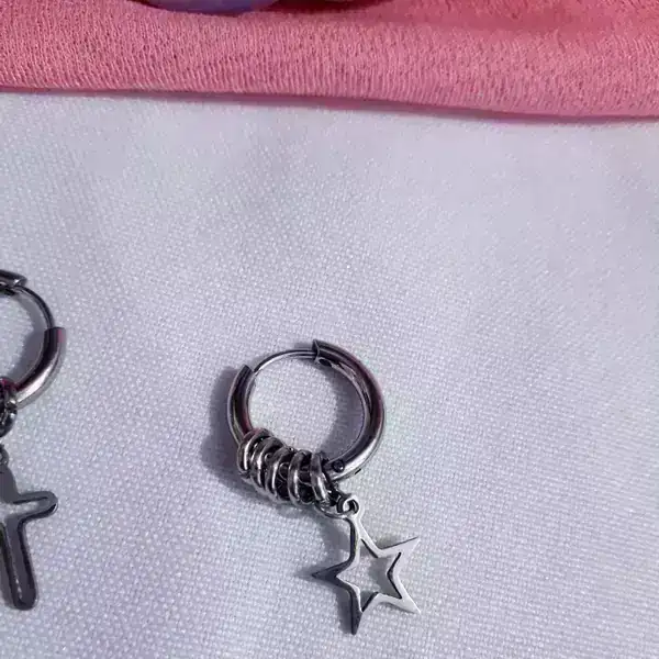 Piercing  argolla con dije 2