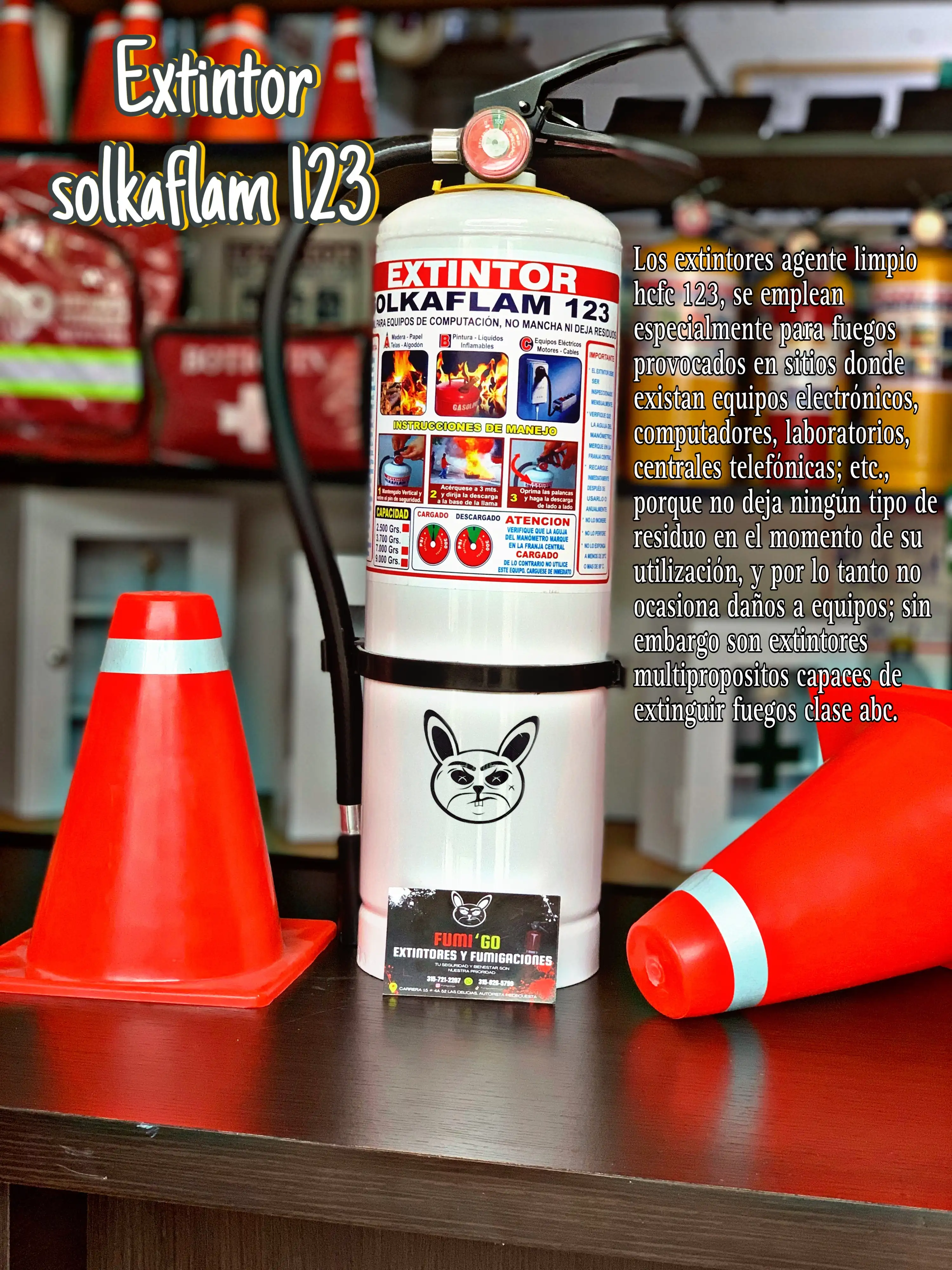 Extintor solkaflan 3700 grs