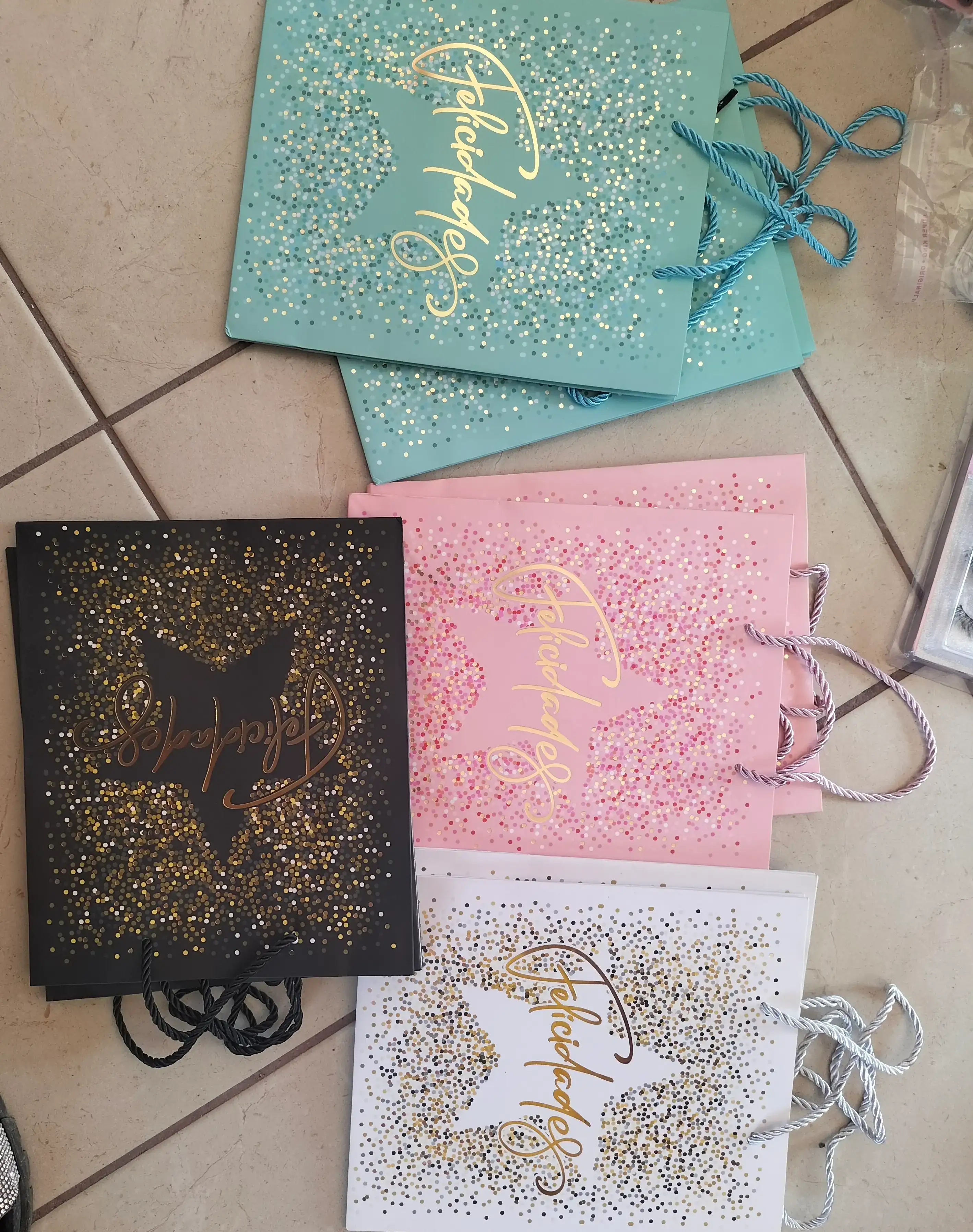 Bolsa de regalo felicidades