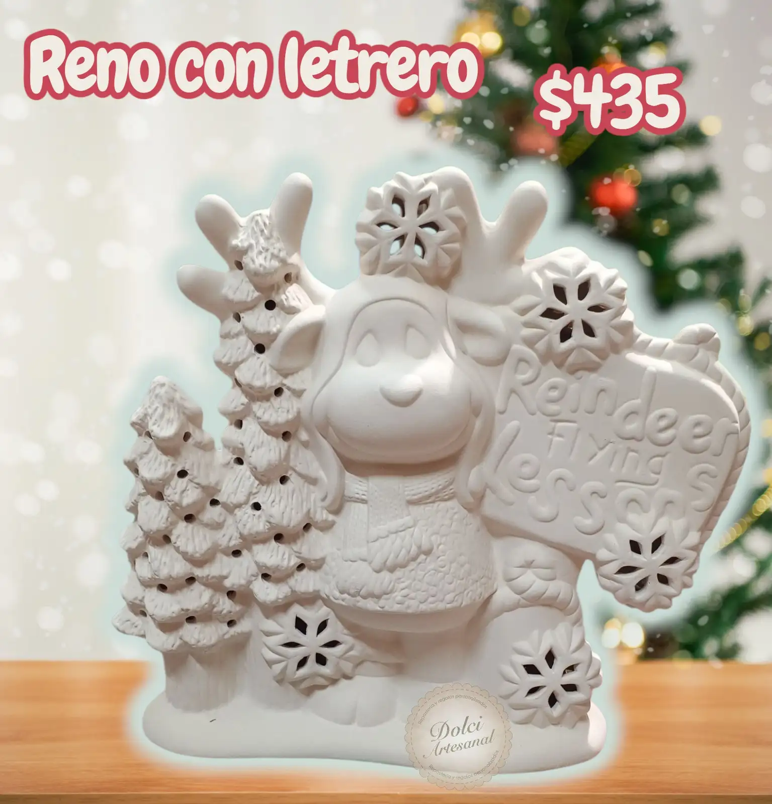 Reno con letrero 
