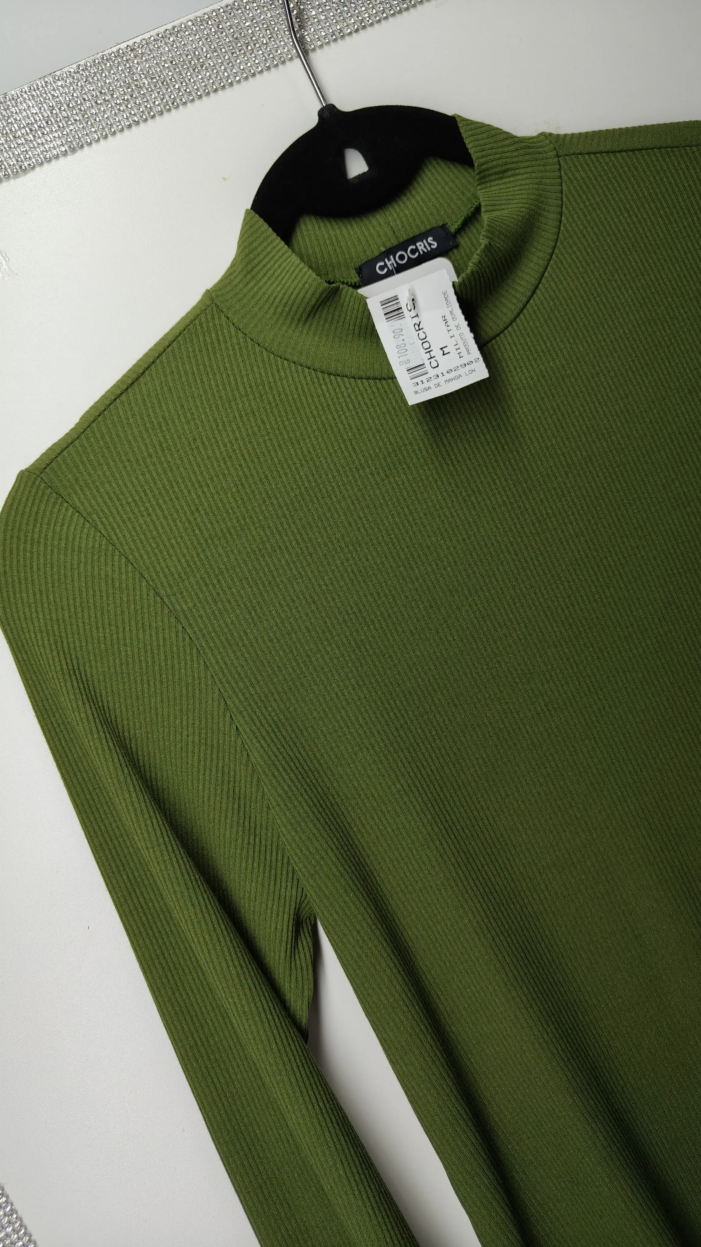 Blusa Chocris Manga Lon 3