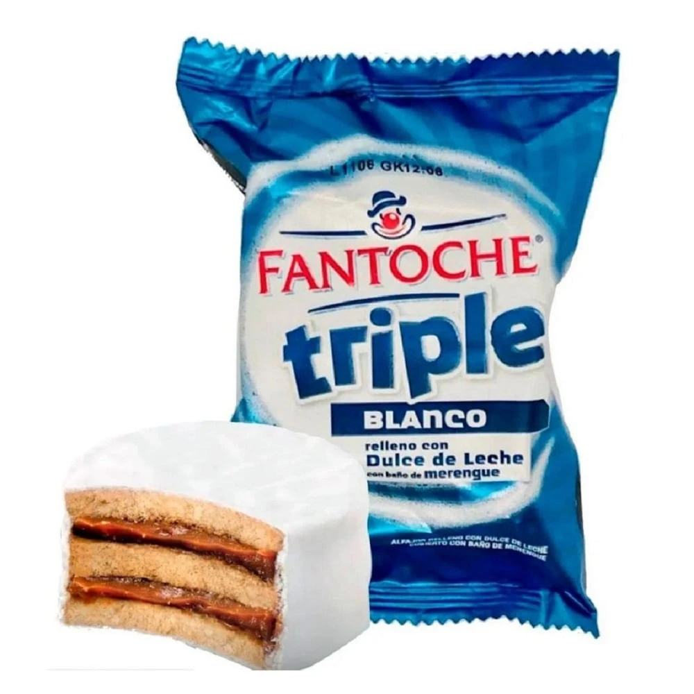 ALFAJOR TRIPLE FANTICHE BLANCO
