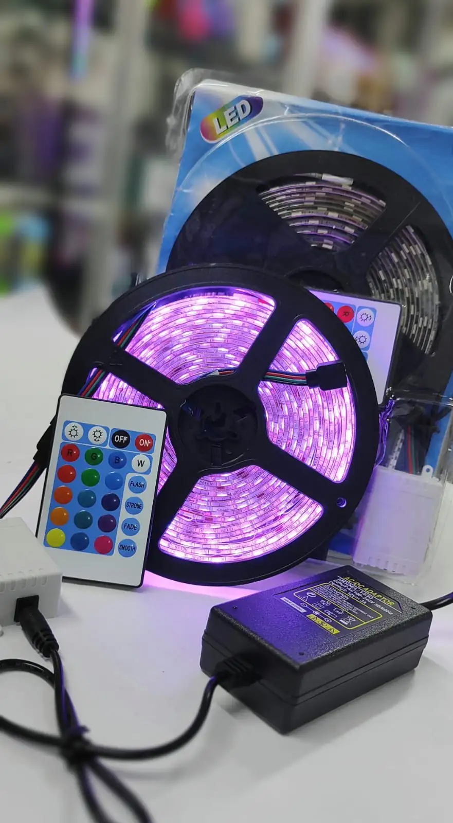 Profesionales 😍🎉😱Luces LED 5 mts con control calidad 10/10
