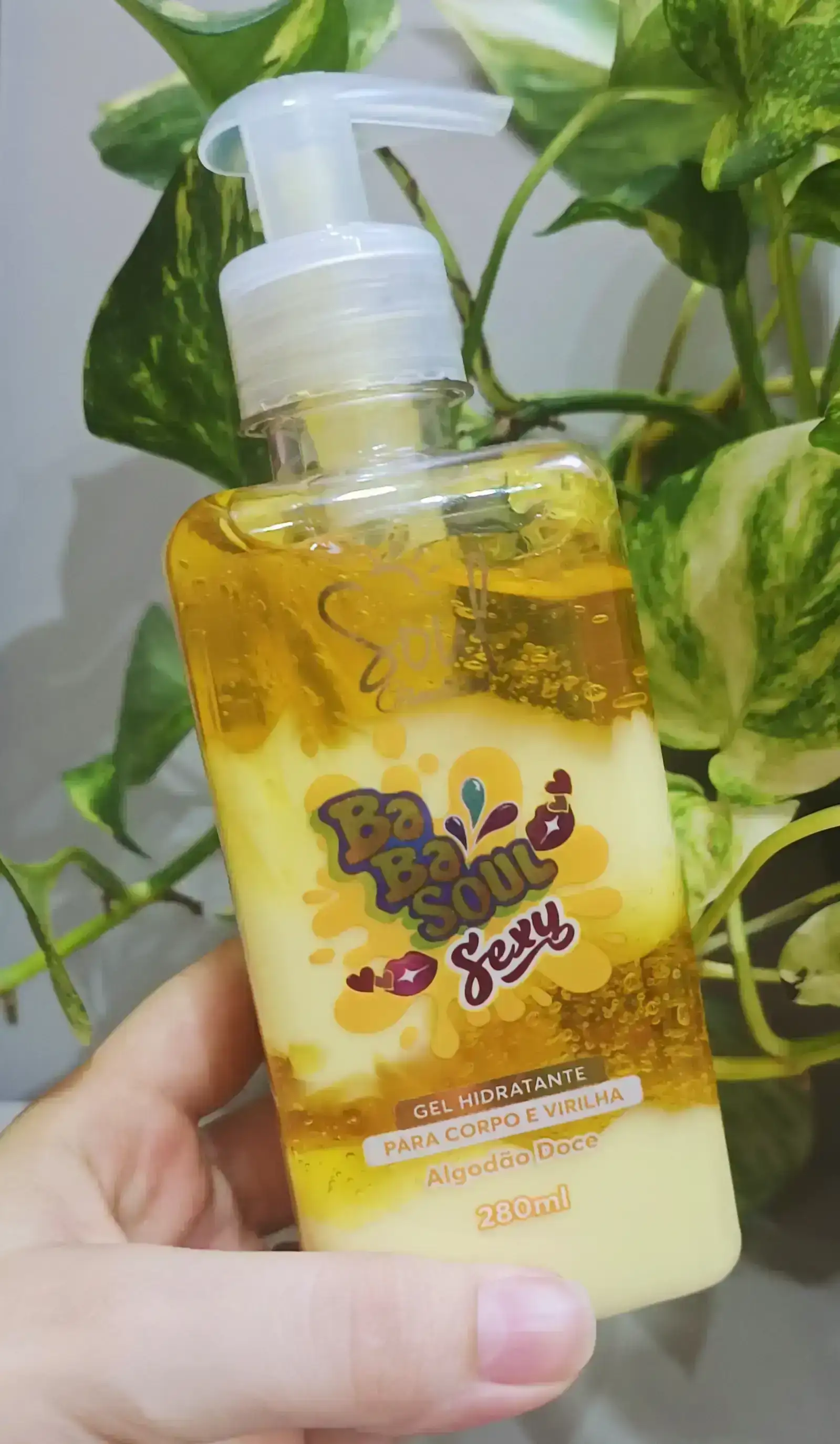 Babasoul Sexy gel hidratante corpo e virilha Algodão Doce 3