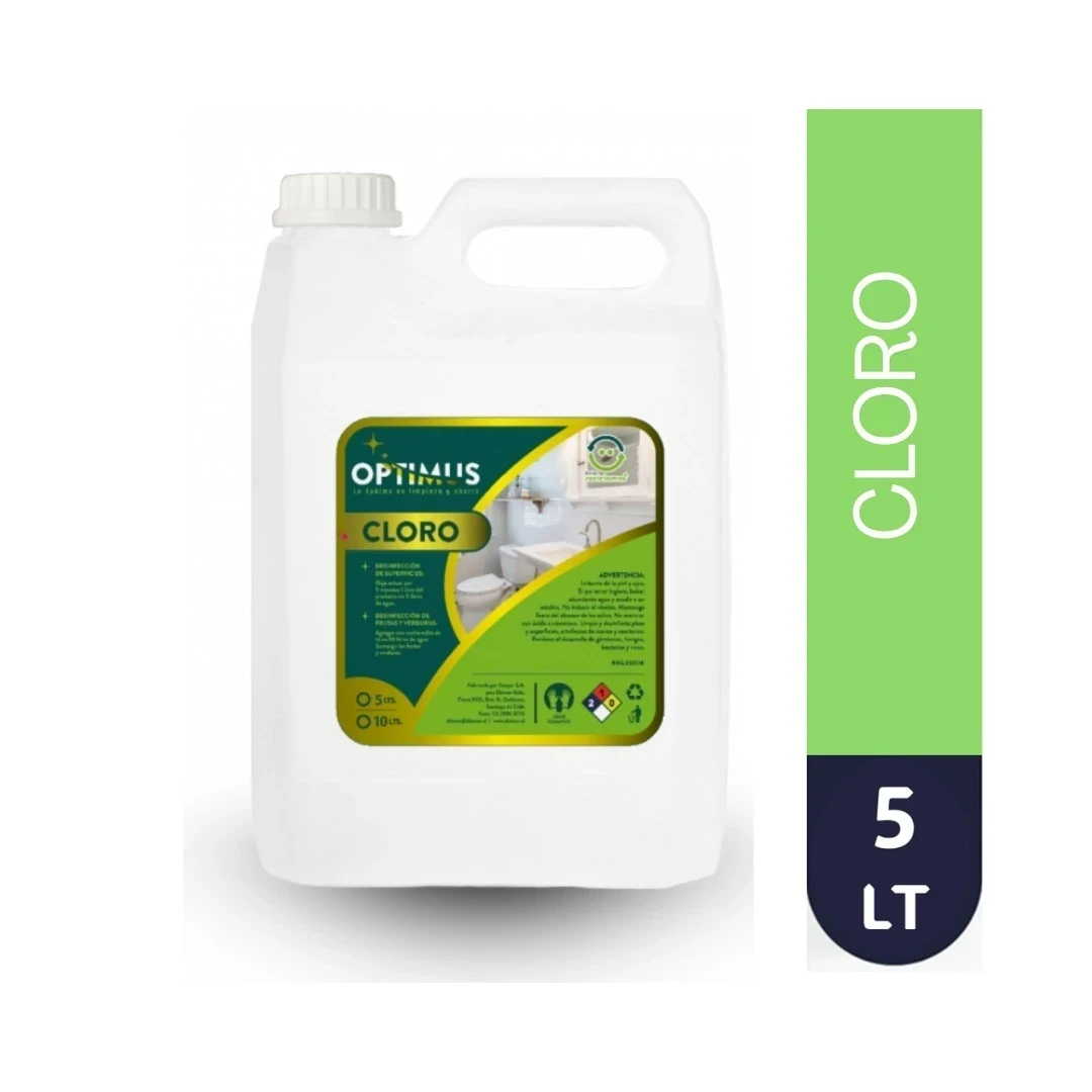 CLORO ULTRA POTENTE 99,9% 5 LT