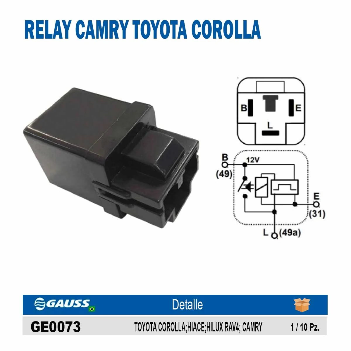 RELAY CAMRY TOYOTA COROLLA RAV4