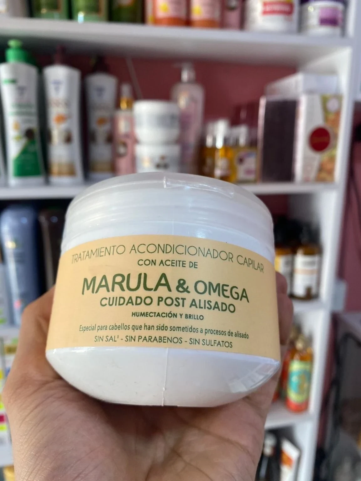 lehit tratamiento tarro x300 marula & omega cuidado post alisado