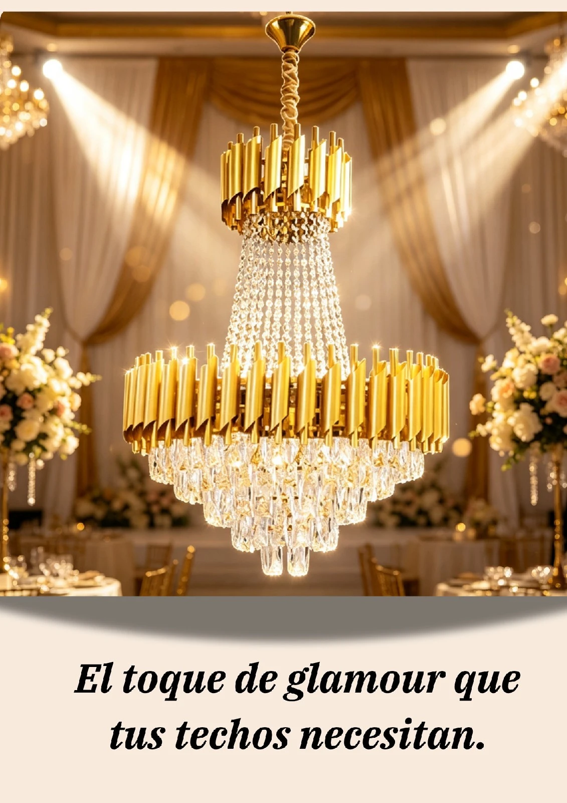 Lámpara Candelabro de Doble Altura 