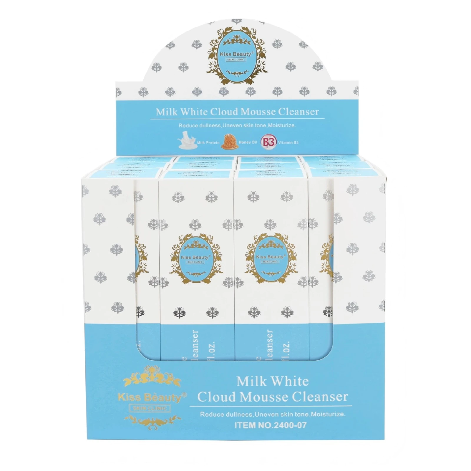 Espuma Limpiadora Facial Milk 160ml Kiss Beauty 2