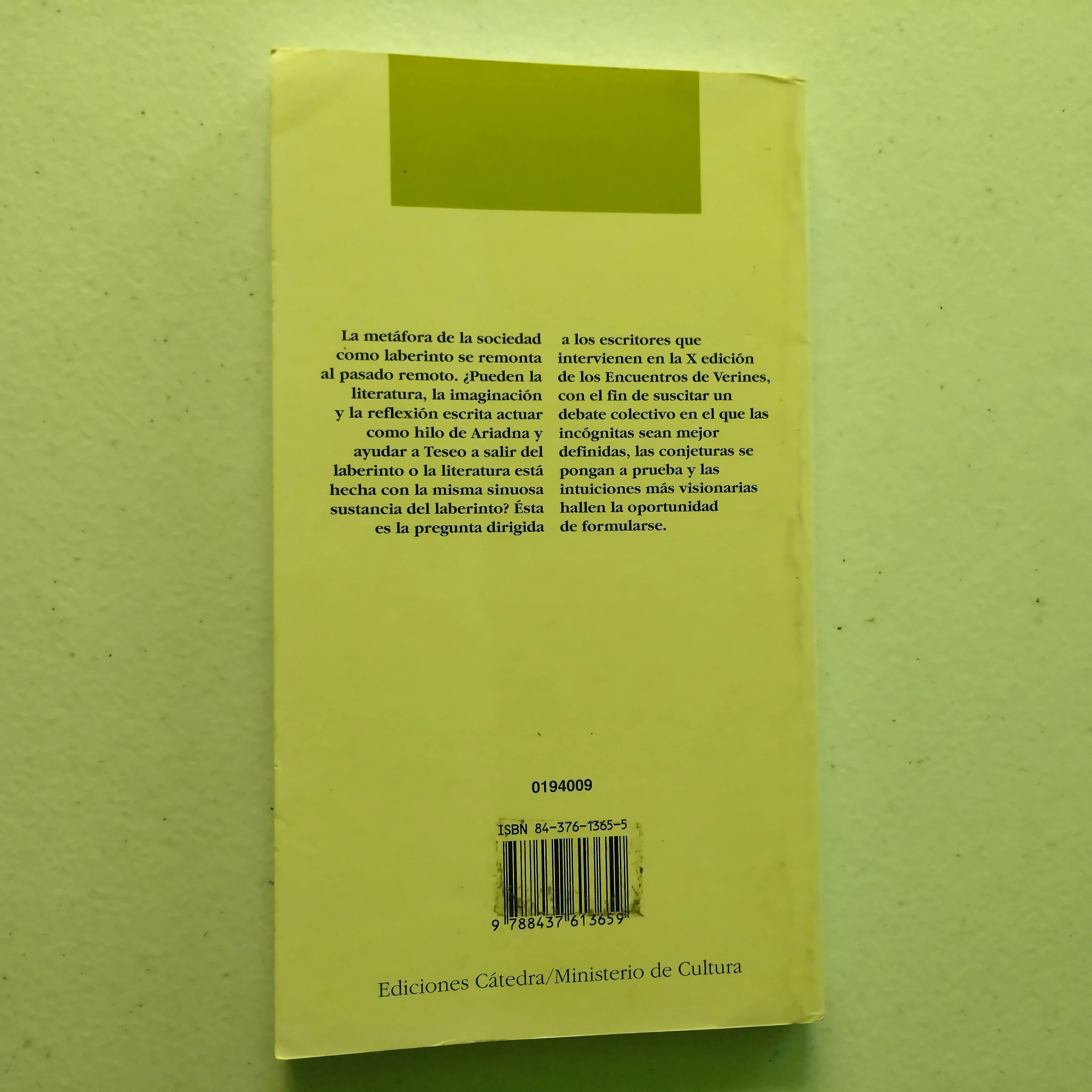 Literatura en el laberinto, Varios autores, usado  2