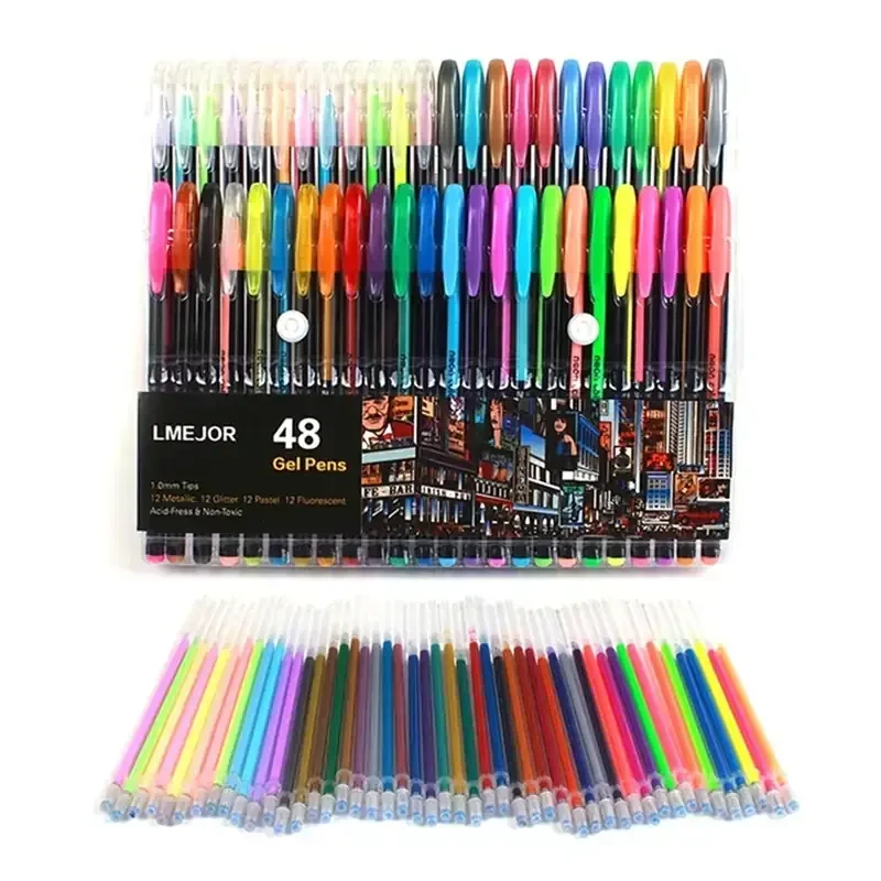 Estuche de bolígrafo neon gel de 48 tintas 3
