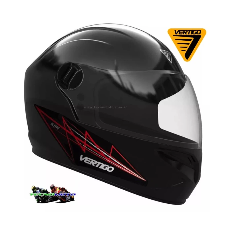 CASCO VERTIGO V32 LINE NEGRO XL -45781
