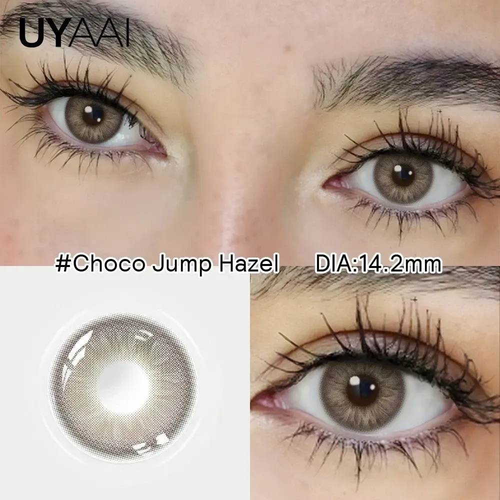 Lentes de contacto - Referencia: Choco Jump Hazel  2