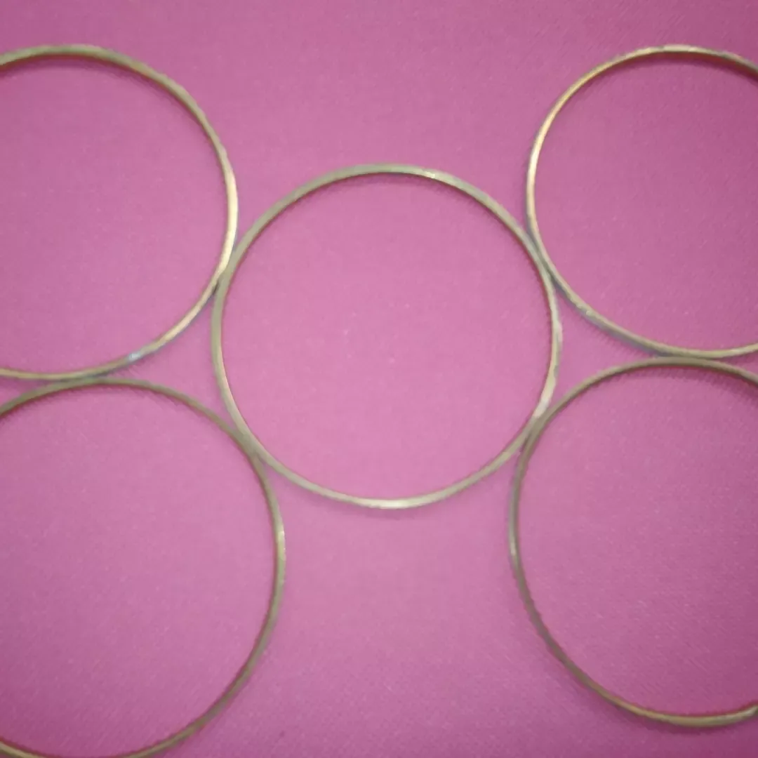 pulseras de bronce y concha nácar 3