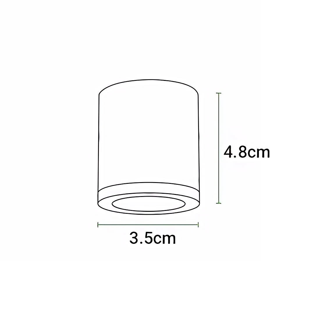 OJO DRAGON LED SOBREPUESTO BLANCO 3W 5