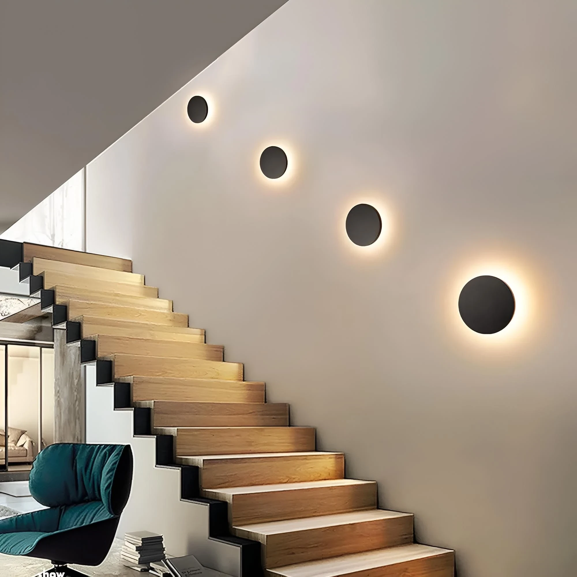 APLIQUE PARED LED MOON 3