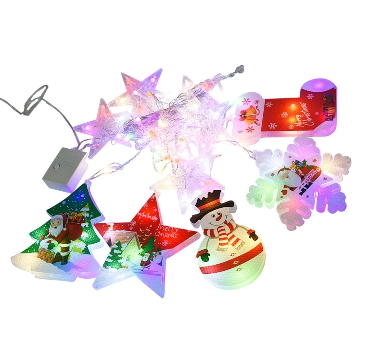 SERIE NAVIDEÑA DE 10 FIGURAS NAVIDEÑAS (3m de largo)  4