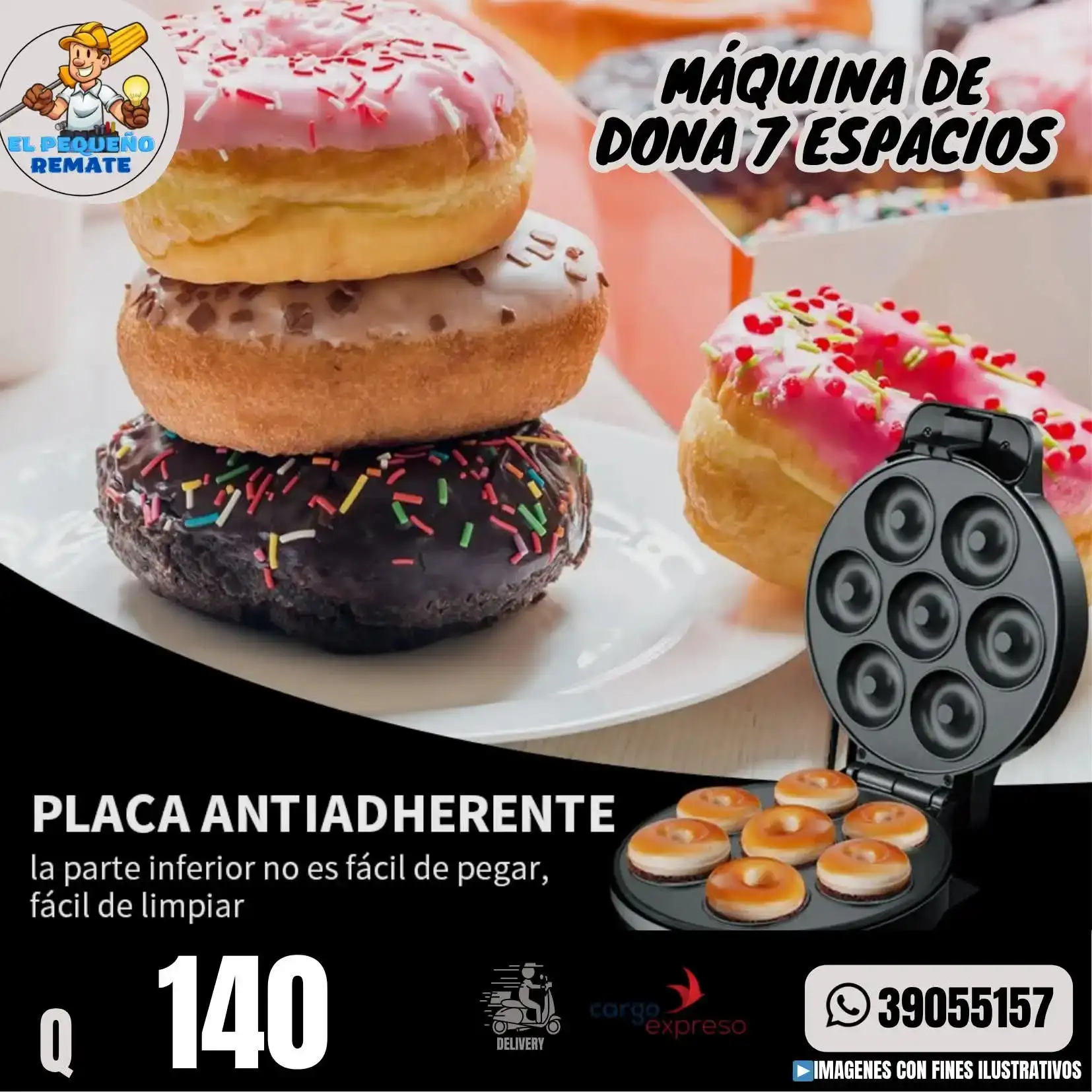 MÁQUINA DE DONA 7 ESPACIOS  4