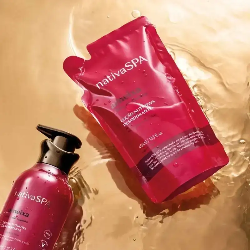 Recarga Nativa SPA Loción Hidratante Corporal Ameixa, 400ml 2