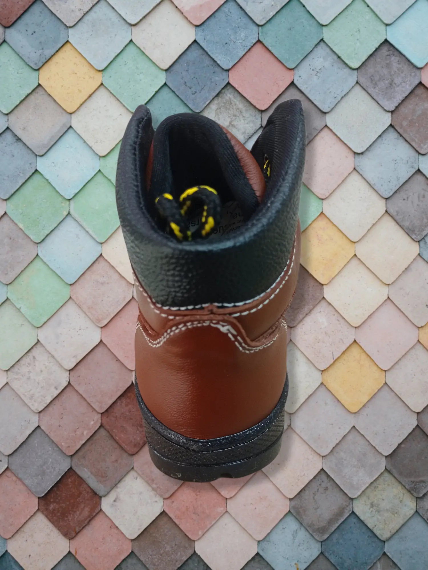 Botines de piel, color café intenso  4