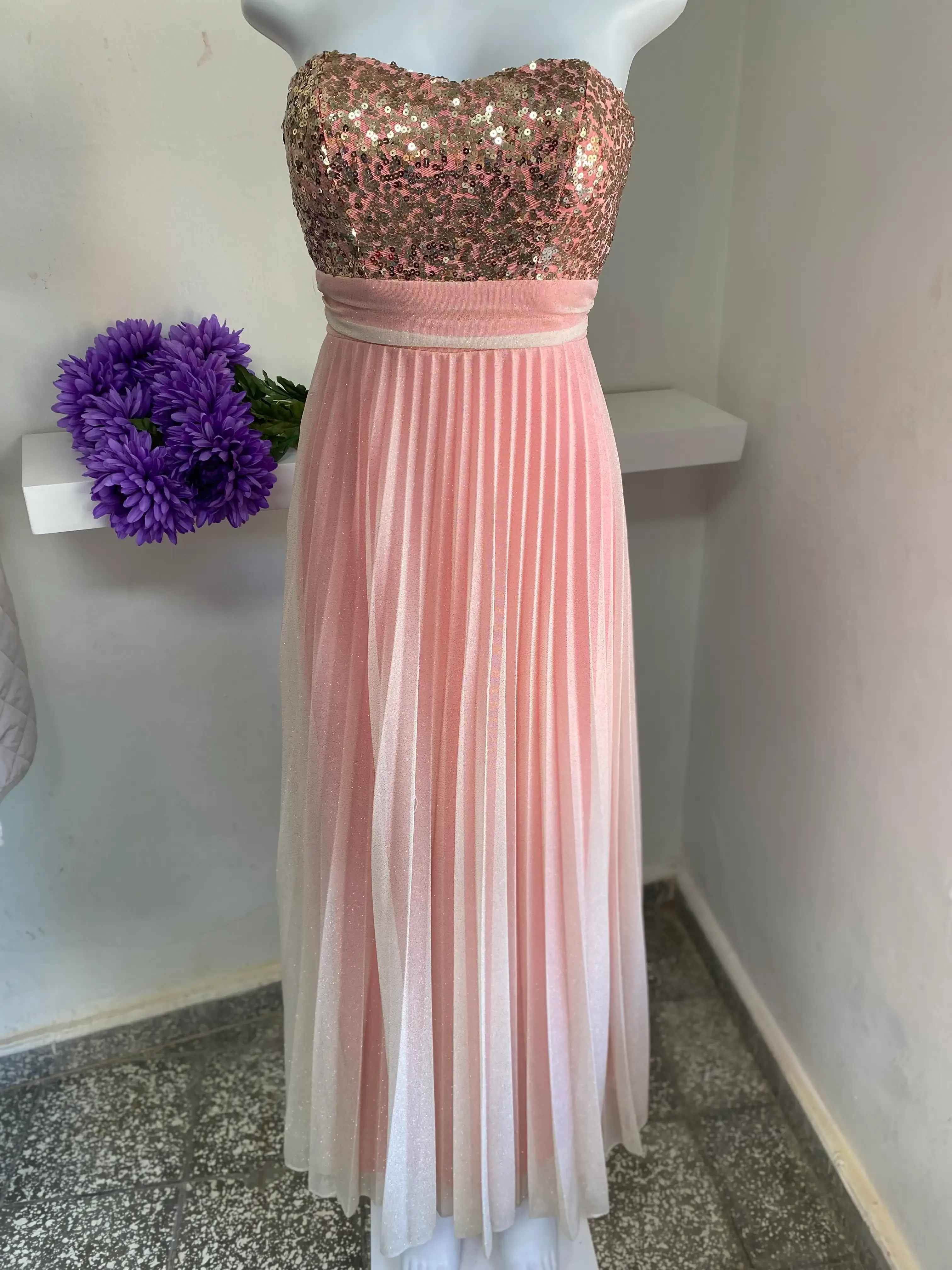 Vestido Largo, Talla XS 