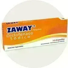 ZAWAY 75 MG X 10 AMP DICLOFENACO BD FARMA