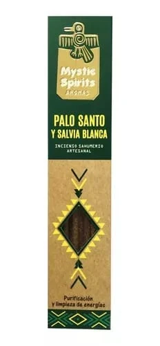 Incienso Natural Palo Santo y Salvia  Mystic Spirits