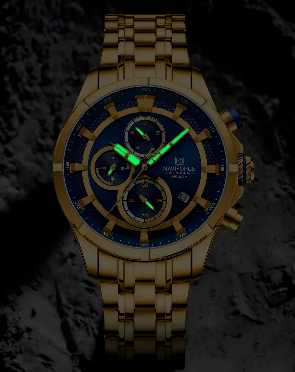 Reloj Naviforce Casual Nf8046 Crono Hombre 5