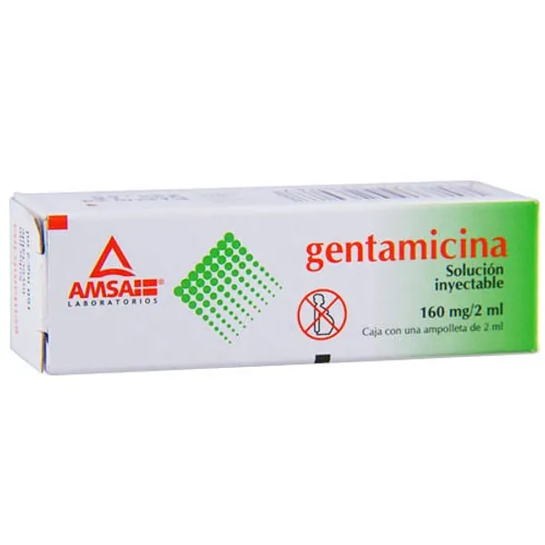 Gentamicina 160mg/2ml sol iny
