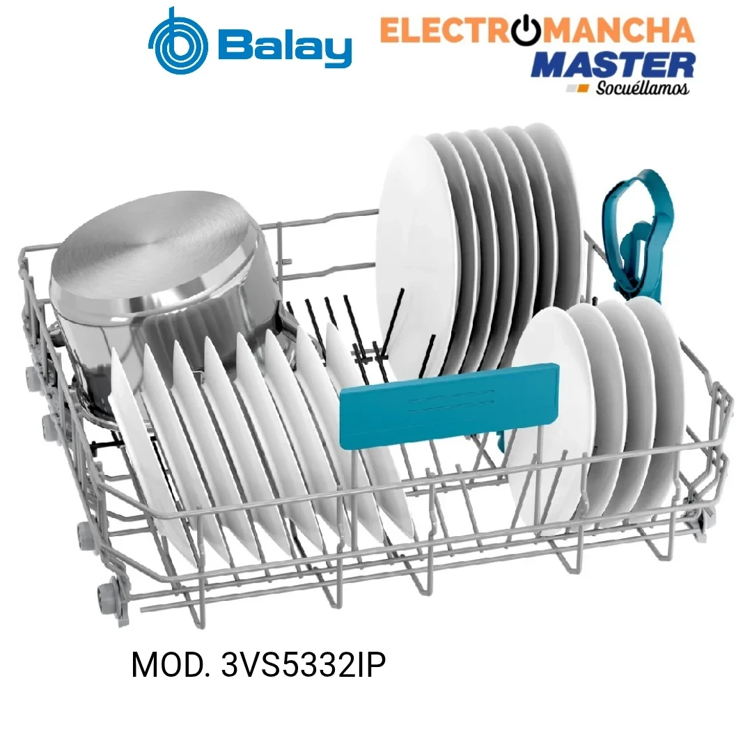 LAVAVAJILLAS BALAY 3VS5332IP INOX 3 BANDEJA 13 CUB. CLASE C 5
