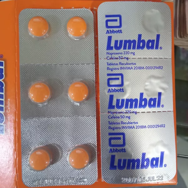 Lumbal normal tira x 6 tabletas