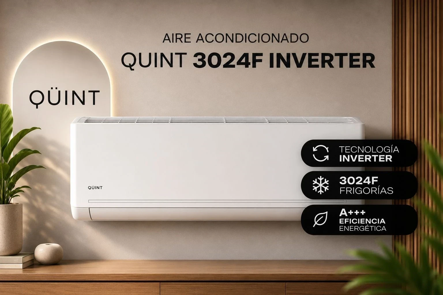 AIRE ACONDICIONADO QÜINT 3500W INVERTER ‼️SOLO POR PEDIDOS ‼️ 