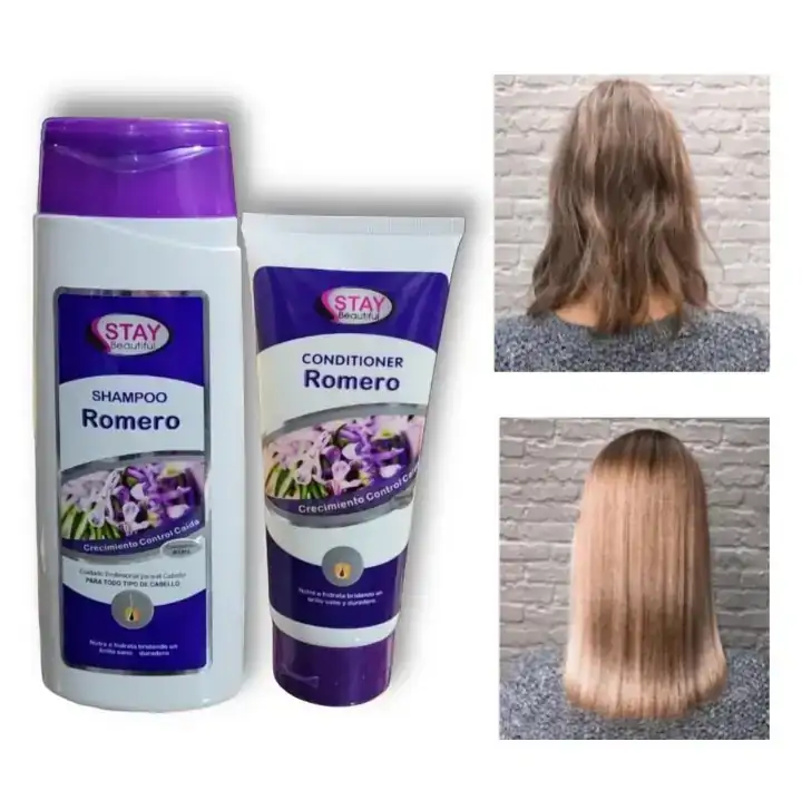 Shampoo y acondicionador de Romero stay 