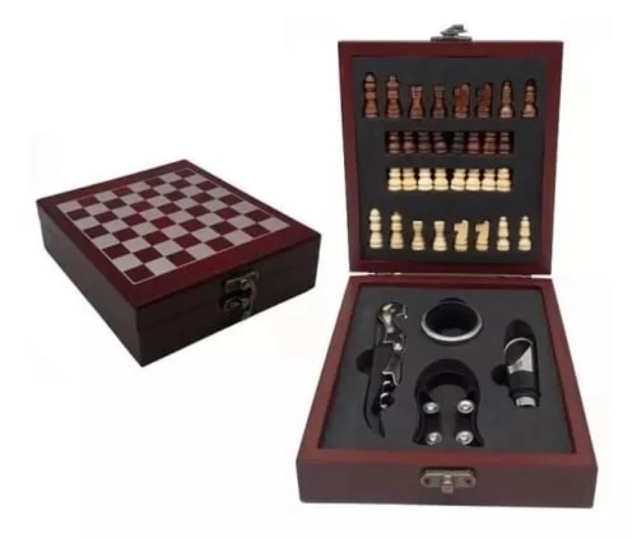 SET VINO AJEDREZ (36PCS) 