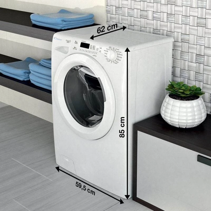 LAVASECARROPAS CANDY ALISTE GVSW286TC3 8L-6S KG 1200RPM Blanco 3