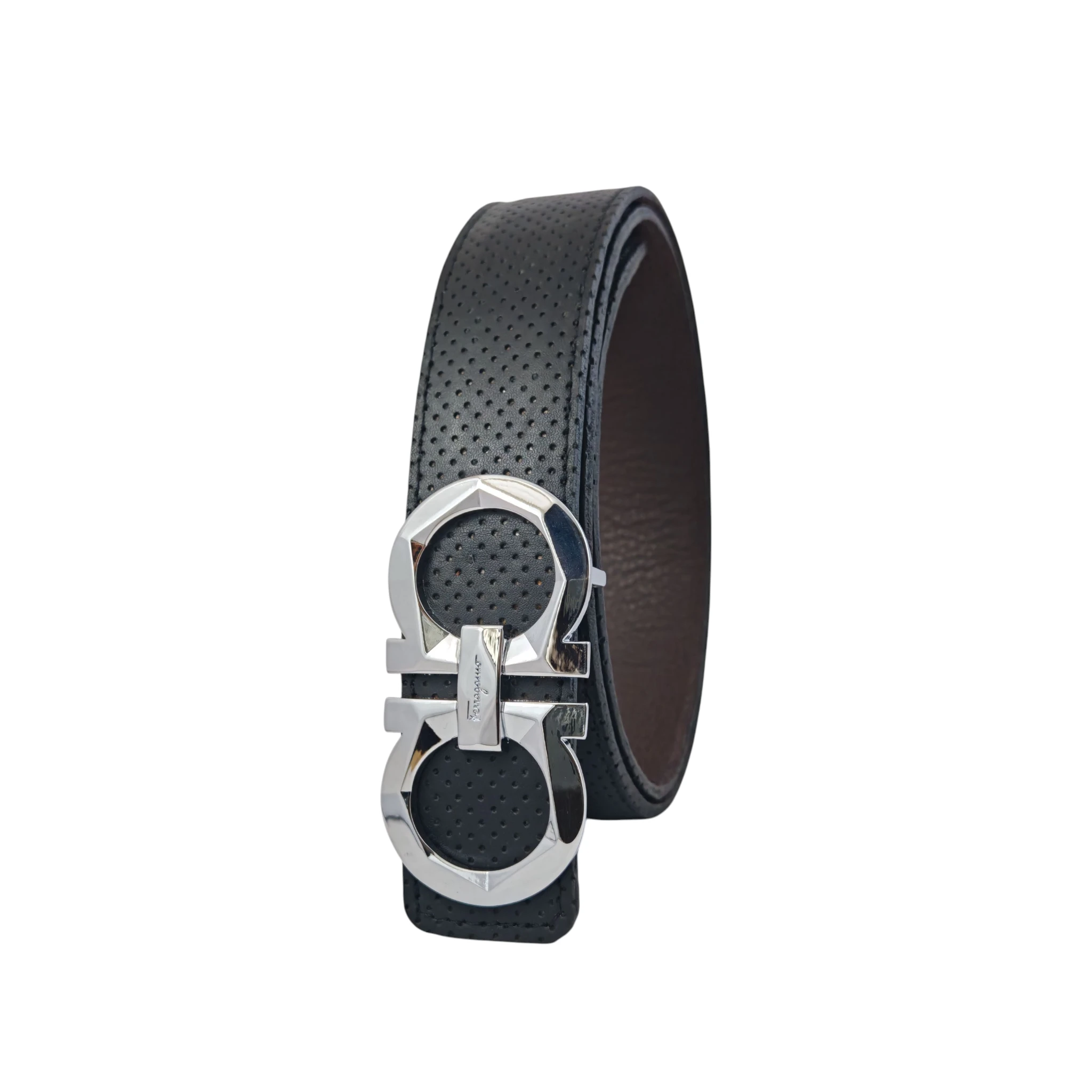 Ferragamo doble uso Negro y Café  2