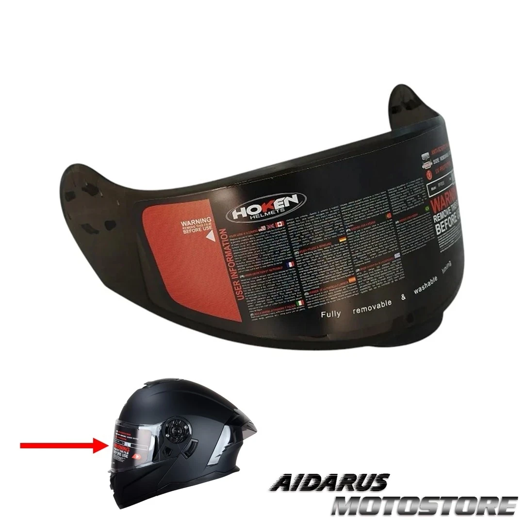 VISOR HOKEN FF900 POLARIZADO OSCURO 