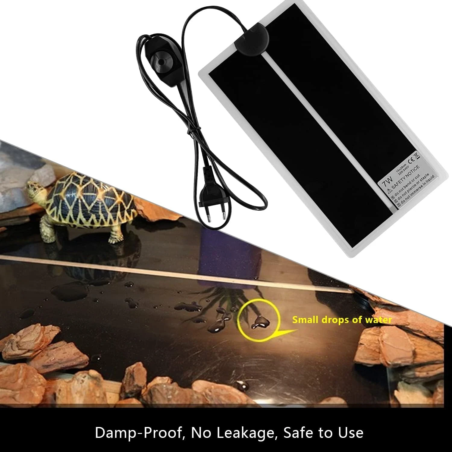 Placa Térmica 7w para Reptiles Exoticos Nr-01-7w 2