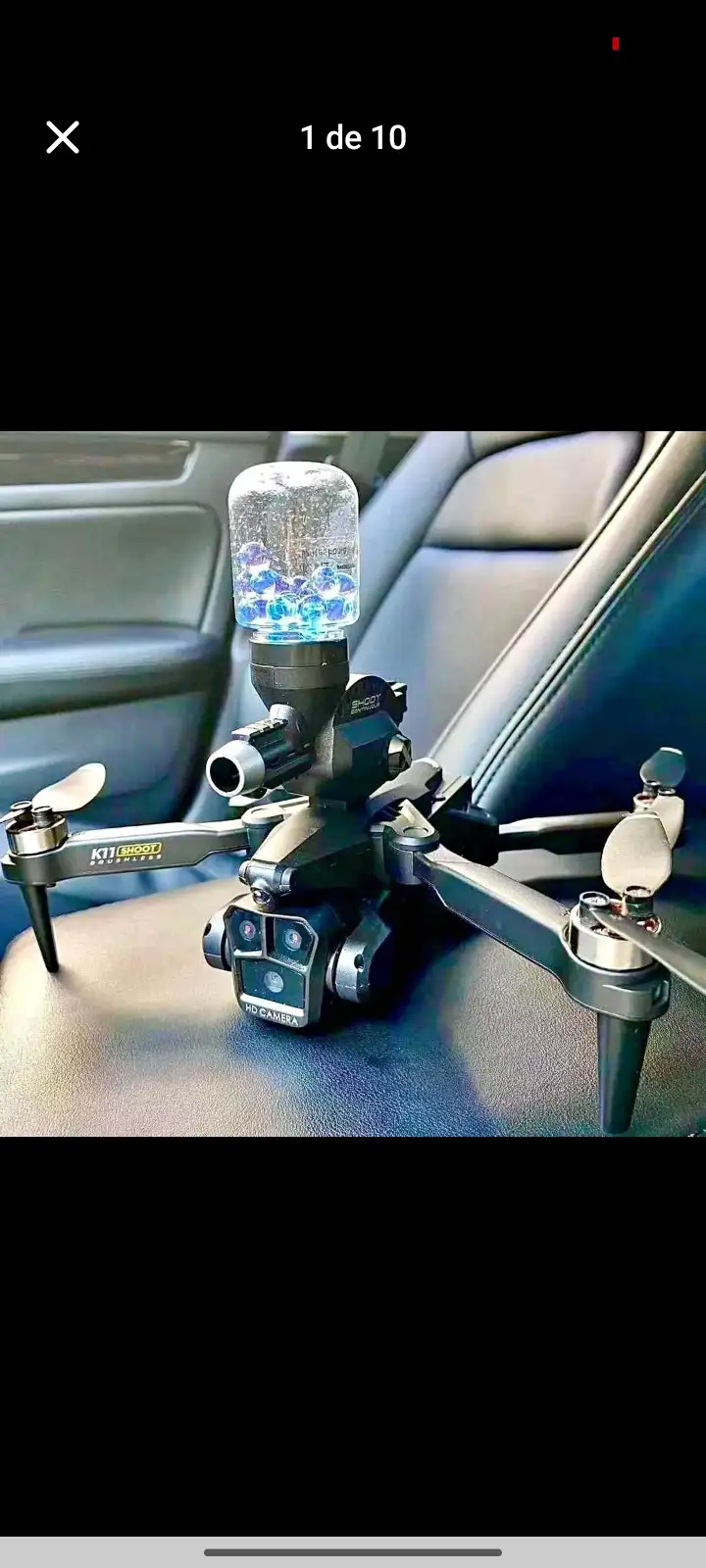 *DRON K11 CON BOMBA DE HIDROGEL*