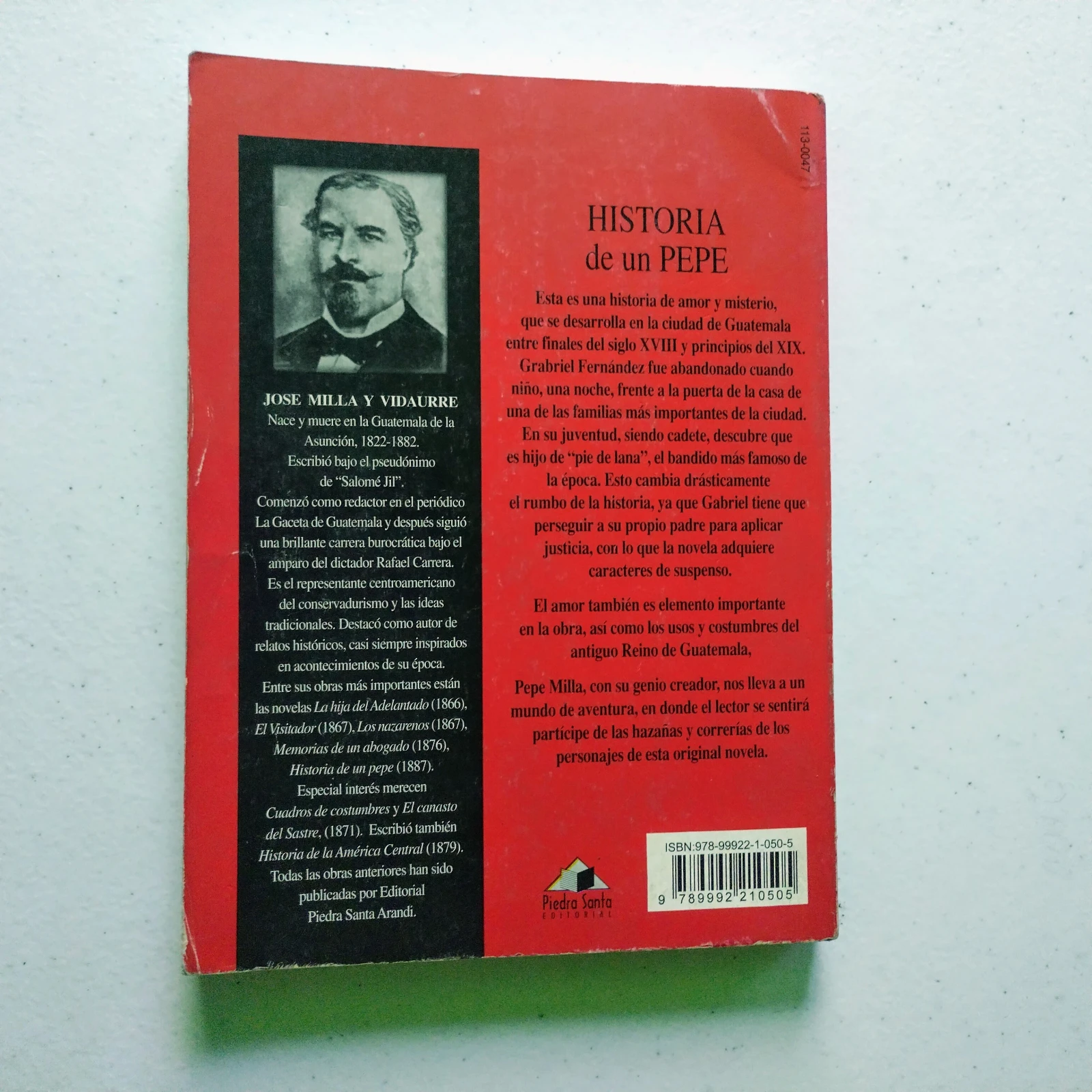 Historia de un Pepe, José Milla, usado 2