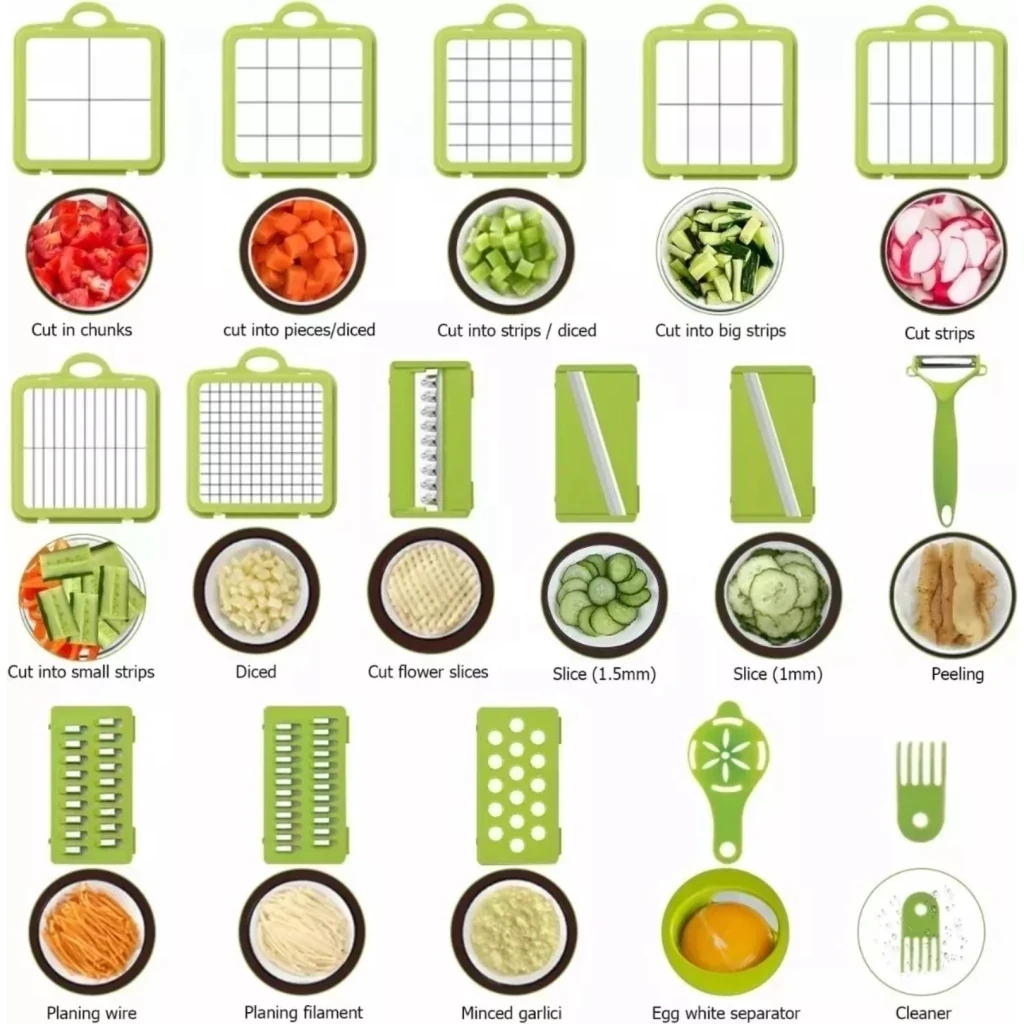 Rallador Mandolina Veggie 7